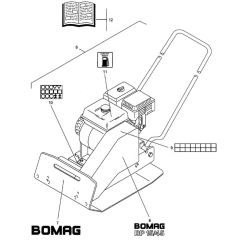 Decals & Manuals for Bomag