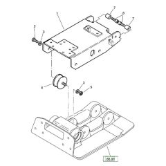 Frame Assembly for Bomag BP 15/45D