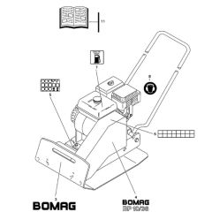 Declas/ Manuals for Bomag BP 10/36