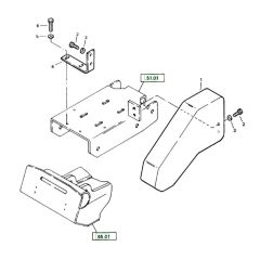 Covering Assembly for Bomag BP 10/36