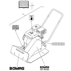 Declas/ Manuals for Bomag BP 10/36
