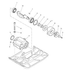 Exciter Unit for Bomag BP 12/40