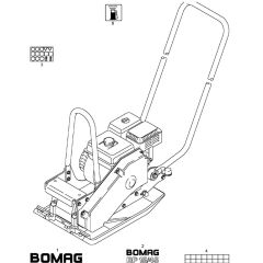 Decals/Manual for Bomag BP 15/45-2