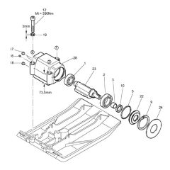 Exciter Unit for Bomag BP 15/45-2