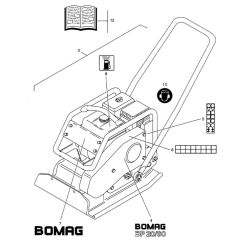 Decals/Manuals for Bomag BP 20/60