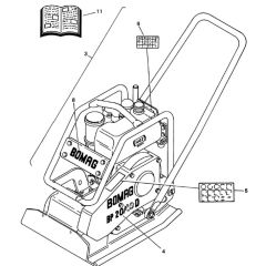 Decals/Manuals for Bomag BP 20/60 D