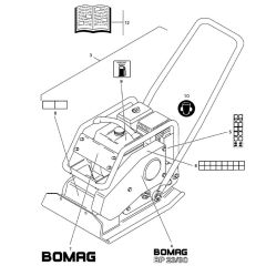 Decals for Bomag BP 23/60