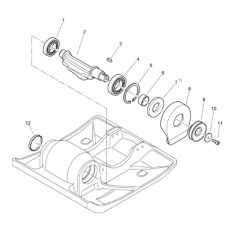 Exciter Unit for Bomag BP 25/50D
