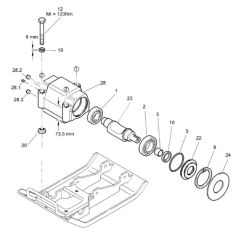 Exciter Unit for Bomag BP 6/30
