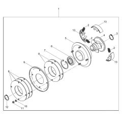 Clutch Assembly for Wacker BPS2550A