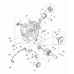Engine Block Assembly for Wacker
