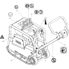 Labels Assembly for Wacker BPU2540