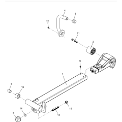 Center Pole Assembly for Wacker