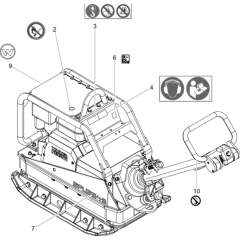 Labels for Wacker BPU3545A