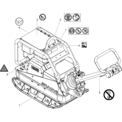Labels for Wacker BPU4045A