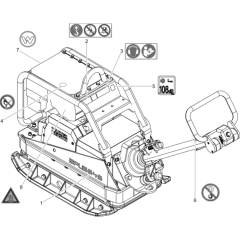 Labels for Wacker BPU5545A