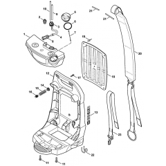 Fuel Tank Backplate for BR200