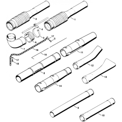 Pleated Hose for Stihl BR340