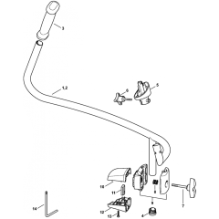Bike Handle Assembly for Stihl BR350