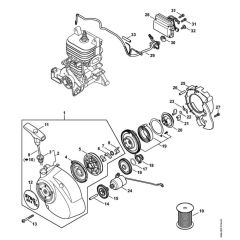Rewind Starter for Stihl BR 450