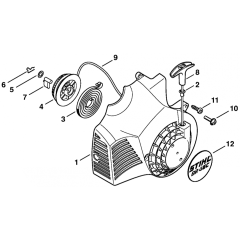 Rewind Starter for Stihl BR45C