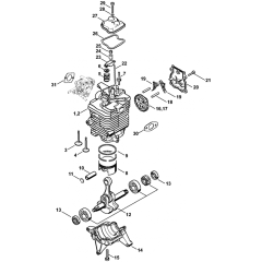 Engine Assembly for Stihl BR500