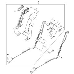 Control Handle for Stihl BR 600
