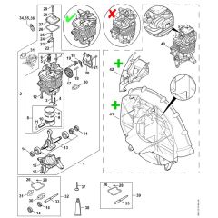 Engine for Stihl BR 600