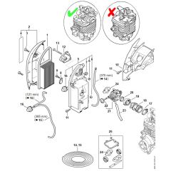 Air Filter & Manifold for Stihl BR 600