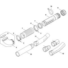 Blower Tube Assembly for Stihl