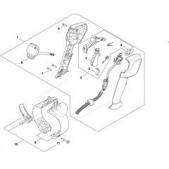 Control Handle for Stihl BRA 600