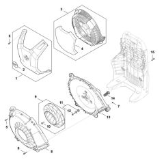 Fan Housing for Stihl BRA 600