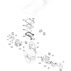 Air Cleaner Assembly for Wacker