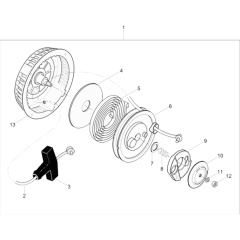 Starter Assembly for Wacker BS50-2
