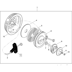 Starter Assembly for Wacker BS60-2