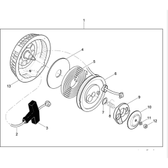 Starter Assembly for Wacker BS60-2