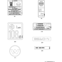 Labels for BS60-4 Rammer