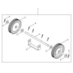 Wheel Assembly for Wacker BS60-4s