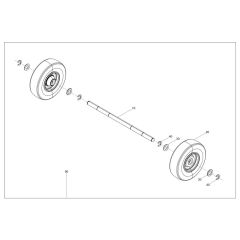 Wheel Assembly for Wacker BS62-4