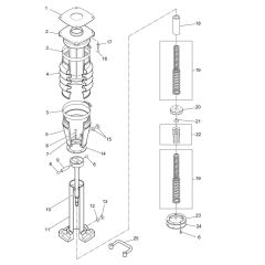 Guide Cylinder Assembly for BS65Y