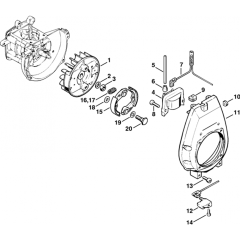 Ignition & Clutch for Stihl BT106
