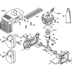 Crankcase, Cylinder Assembly
