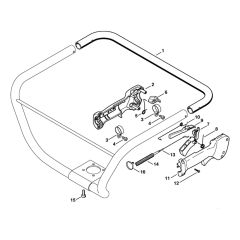 Handlebar Assembly for Stihl BT120C