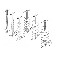 Earth Auger Assembly for Stihl