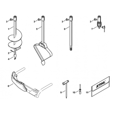 Augers & Tools for Stihl BT120C