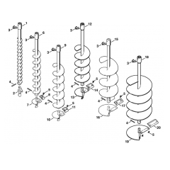 Auger Assembly for Stihl BT121