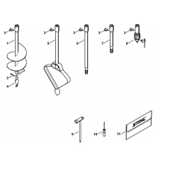 Extras Assembly for Stihl BT121