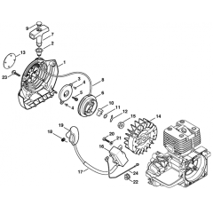 Rewind Starter for Stihl BT121-Z