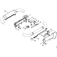 Control Handle for Stihl BT121-Z