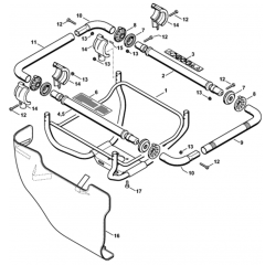 Handlebar Assembly for Stihl BT121-Z
